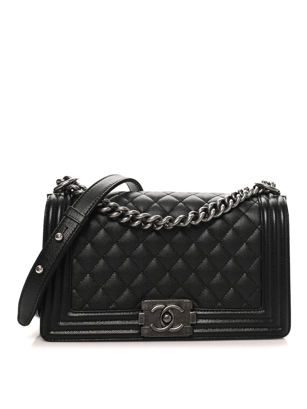 Chanel Caviar Quilted Medium Boy Flap #324185C39B